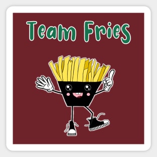 Team Fries - Comic Sticker